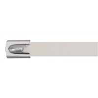 Panduit, MLTFC Series White Stainless Steel Locking Cable Tie Cable Tie, 201mm x 7.9 mm