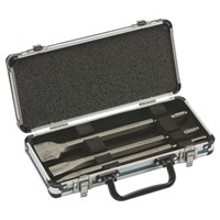3 Piece SDS+ Chisel Set in Carry Case