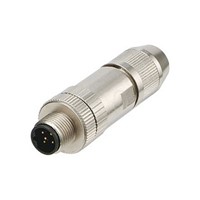 SMC Cable, M12 Connector Plug, 5 (Cable) m, 60 (Connector) mm