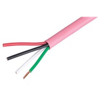Cable Power 100m Pink 4 Core Speaker Cable, 1.5 mm2 CSA Low Smoke Zero Halogen (LSZH) in PE Insulation