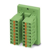 Phoenix Contact DFLK-D15 SUB/M/FKCT Series Interface Relay Module, 15-Pin Male D-Sub, Spring Cage Terminal