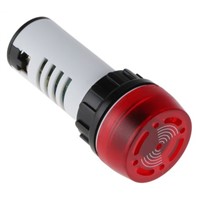 Carlo Gavazzi PL Buzzer Beacon 95dB, Red LED, 24 V ac/dc