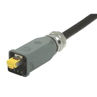 Harting, Han 3A RJ45, Male Cat6 RJ45 Connector