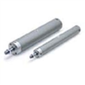 SMC Pneumatic Roundline Cylinder 20mm Bore, 25mm Stroke, CDG1 Series, Double Acting