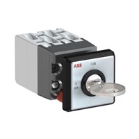 ABB, 3PST 2 Position 90 Rotary Switch, 400 V, 10 A, Key Actuator