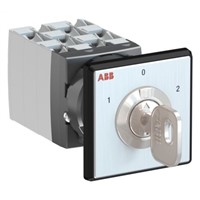 ABB, 3PST 3 Position 60 Rotary Switch, 400 V, 25 A, Key Actuator