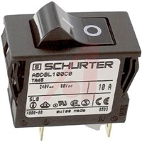 Schurter Panel Mount TA45 2 Pole Circuit Breaker Switch - 60 V dc, 240 V ac Voltage Rating, 10A Current Rating