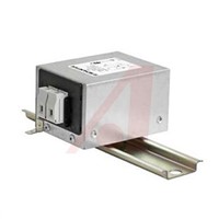 Schurter,4A,250 V ac Female DIN Rail Mount IEC Filter 5500.2266,Quick Connect None Fuse