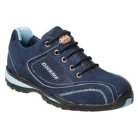 Dickies Ottawa Blue Steel Toe Cap Women Safety Trainers, UK 4, EU 37