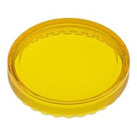 Yellow Round Flat Push Button Indicator Lens for use with 04 Series Push Button