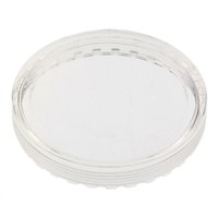 Clear Round Flat Push Button Indicator Lens for use with 04 Series Push Button