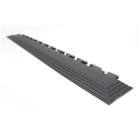 COBA Black Floor Tile Edging PVC Tile With Solid Surface Finish 585mm (Length) 0.585mm (Width) 5mm (Thickness)