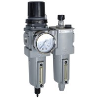 Parker G 1/2 FRL Assembly, Automatic Drain, 5 Filtration Size