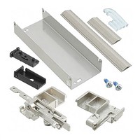 19-inch Front Panel Kit, Aluminium, Stainless Steel
