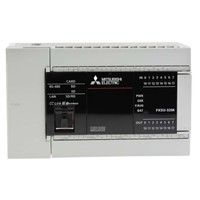 Mitsubishi FX5U PLC CPU - 16 Inputs, 16 Outputs, Inverter Communication, MELSEC Communication protocol (3C/4C Frames),
