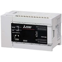 Mitsubishi FX5U PLC CPU - 16 Inputs, 16 Outputs, Inverter Communication, MELSEC Communication protocol (3C/4C Frames),