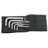 Wera 9 pieces Hex Key Set L Shape 1/4in Ball End, Hex Wrench