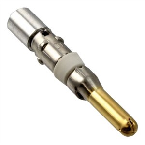 Hirose, HR41 size 5.4mm Male Crimp Circular Connector Contact for use with HR41 Series Connector, Wire size 18 →