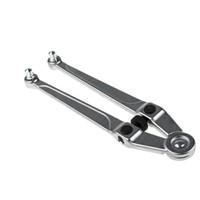 Facom Pin Wrench, 245 mm Overall Length, 100mm Max Jaw Capacity, Metal Handle, Chrome Finish