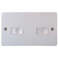 Electrak 2 Gang Plug Socket, 2 Poles, 13A