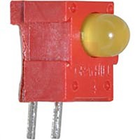 Grayhill Single Pole Single Throw (SPST) Yellow LED Push Button Switch, PCB