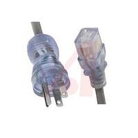 Schurter 3m Power Cable, C19, IEC to NEMA 5-15, US Plug, 15 A, 125 V ac