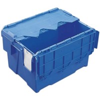 Schoeller Allibert 22L Blue PP Medium Storage Box, 264mm x 400mm x 300mm