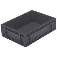 Schoeller Allibert 10L Grey PP Small Stacking Container, 118mm x 400mm x 300mm