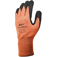 Skytec Nitrile-Coated Gloves, Size 8, Orange, Cut Resistant