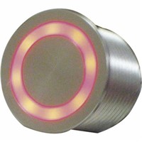 Grayhill Single Pole Single Throw (SPST) Momentary Red LED Push Button Switch, Panel Mount, 24V ac/dc