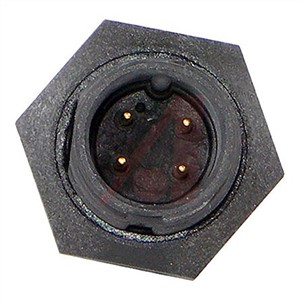 Switchcraft, 4 contacts Panel Mount Socket Solder Cup IP16, IP18, IP66, IP68