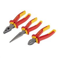 Irwin 3 Piece Chrome Nickel Steel Plier Set