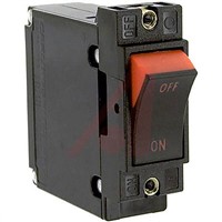 Carling Technologies Panel Mount A Single Pole Thermal Magnetic Circuit Breaker -, 10A Current Rating