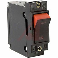 Carling Technologies Panel Mount A Single Pole Thermal Magnetic Circuit Breaker -, 25A Current Rating