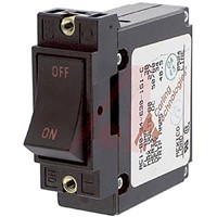 Carling Technologies Panel Mount A Single Pole Thermal Magnetic Circuit Breaker -, 30A Current Rating
