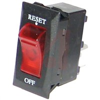 Carling Technologies Panel Mount C1005B Thermal Magnetic Circuit Breaker -, 12A Current Rating
