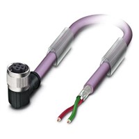 Phoenix Contact, SAC-2P-FRB/ 5.0-910 SCO Series, Right Angle M12 to Unterminated Cable assembly, 2 Core 5m Cable