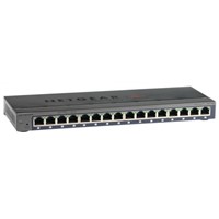 Netgear, 16 port Unmanaged Ethernet Switch, Rack Mount