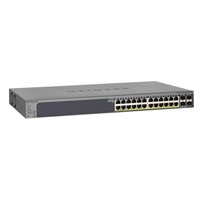 Netgear, 28 port Smart Ethernet Switch, Rack Mount PoE
