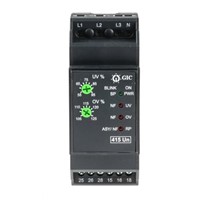 GIC Phase, Voltage Monitoring Relay With DPDT Contacts, 415 V ac Supply Voltage, 3 Phase, Overvoltage Protection,