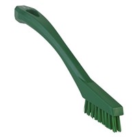 Vikan Green 15mm PET Extra Hard Scrub Brush for Around Gaskets, Cleaning Equipment Link Conveyor Belts, Joints on
