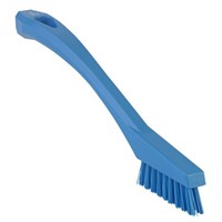 Vikan Blue 15mm PET Extra Hard Scrub Brush for Around Gaskets, Cleaning Equipment Link Conveyor Belts, Joints on