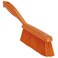Orange Hand Brush for Brushing Dry, Fine Particles, Floors including brush