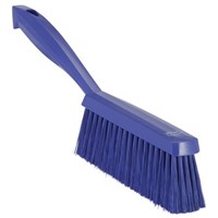 Purple Hand Brush for Brushing Dry, Fine Particles, Floors including brush