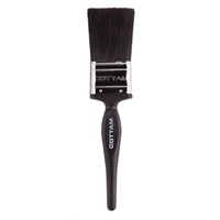 Cottam Bros Thin 25mm Synthetic Paint Brush, with Flat Bristles