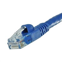 Cinch Connectors Blue Cat6 Cable UTP PVC Male RJ45/Male RJ45, 2.13m