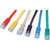 Cinch Connectors Red Cat6 Cable UTP PVC Male RJ45/Male RJ45, 2.13m