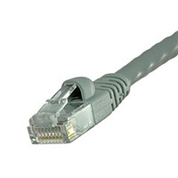 Cinch Connectors Grey Cat6 Cable UTP PVC Male RJ45/Male RJ45, 7.62m