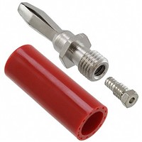 Cinch Connectors Red Male Banana Plug - Solder, 1.75kV