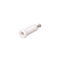 Cinch Connectors White Male Banana Plug - Solder, 1.75kV